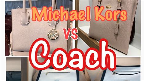 michael kors vs coach quality|coach vs Michael Kors quality.